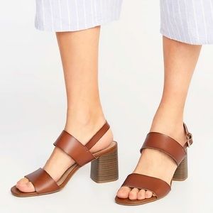 Old Navy Faux-Leather Slingback Block-Heel Sandals for Women
